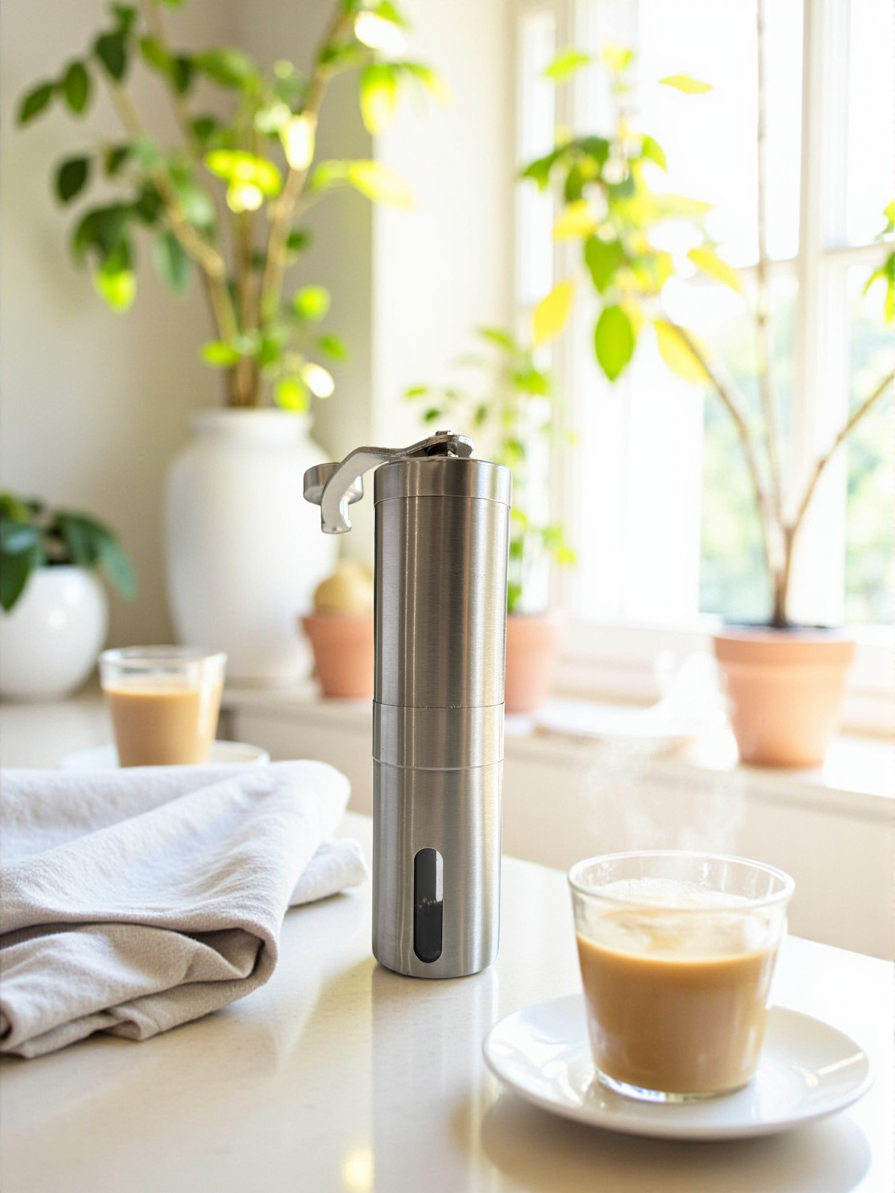 Stainless Steel Manual Coffee Grinder