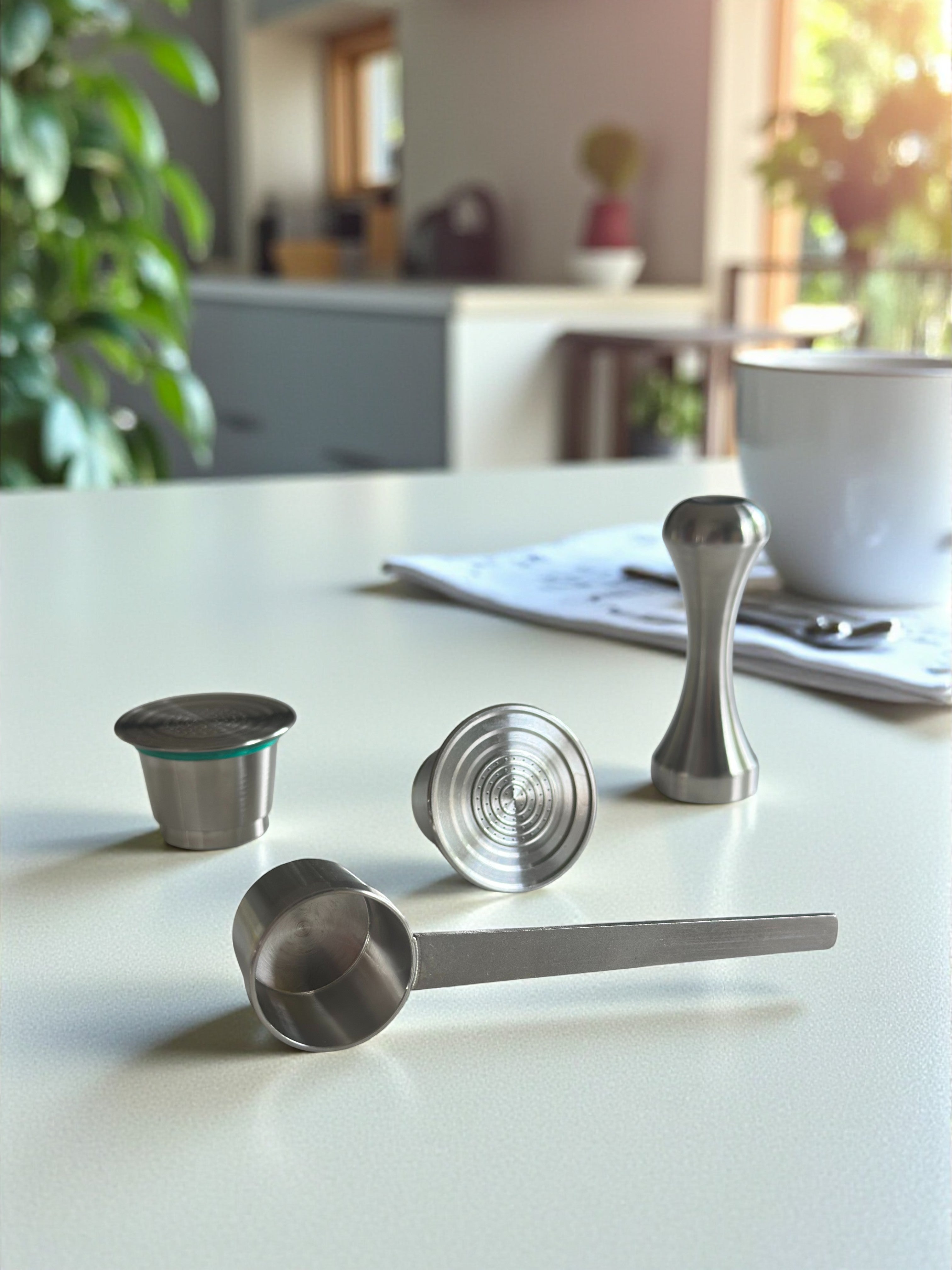 Nespresso two pack, tamper and scoop