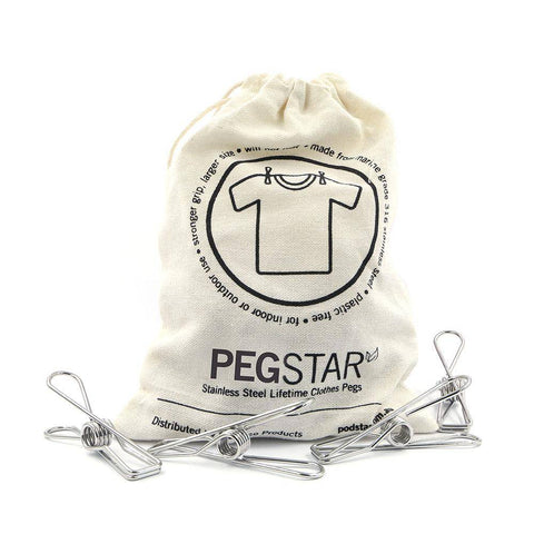 Image of Peg Star (20) Stainless Steel Lifetime Pegs