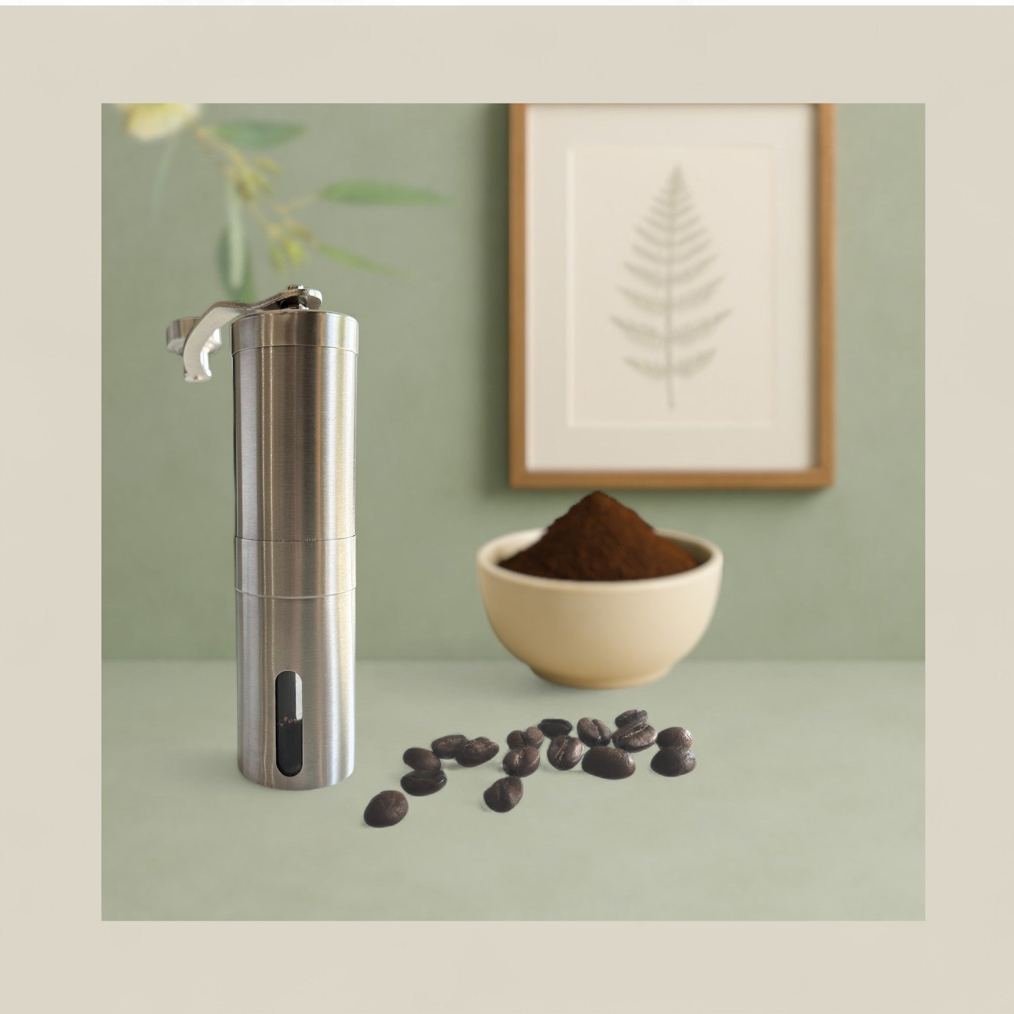 Stainless Steel Manual Coffee Grinder