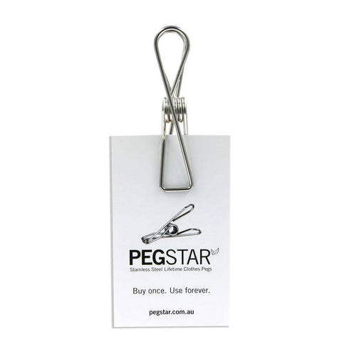 Image of Peg Star (20) Stainless Steel Lifetime Pegs