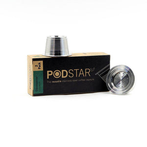 Pod Star Nespresso Reusable Stainless Steel Coffee Capsule