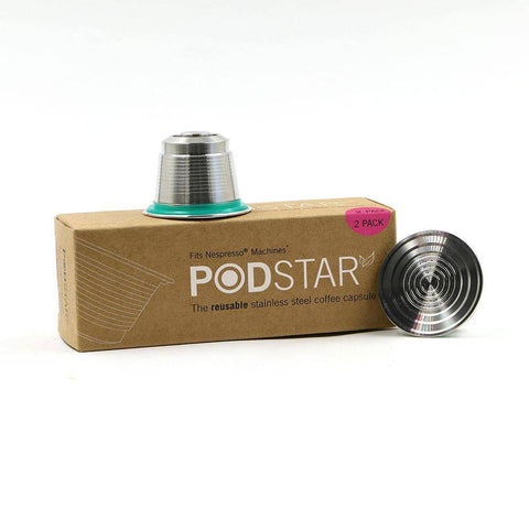 Image of Pod Star Nespresso Reusable Stainless Steel Coffee Capsule