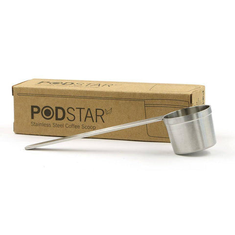 Image of Pod Star Stainless Steel Coffee Scoop