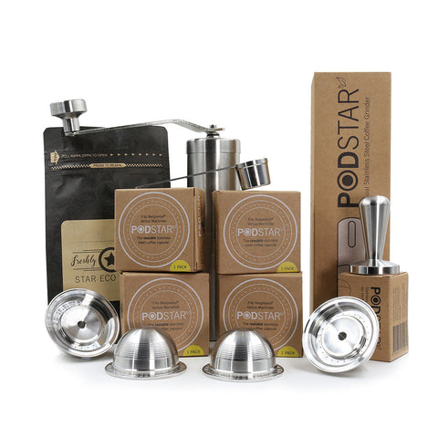 Image of Vertuo Reusable Stainless Steel Coffee Pods