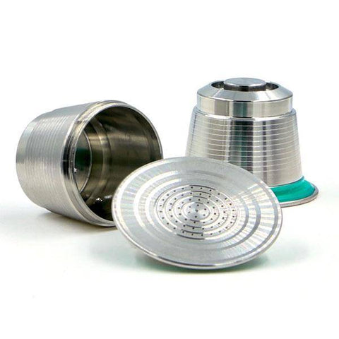 Image of Reusable stainless steel coffee capsule for Nespresso machines